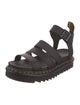 Dr. Martens Leather Cutout Accent Gladiator Sandals