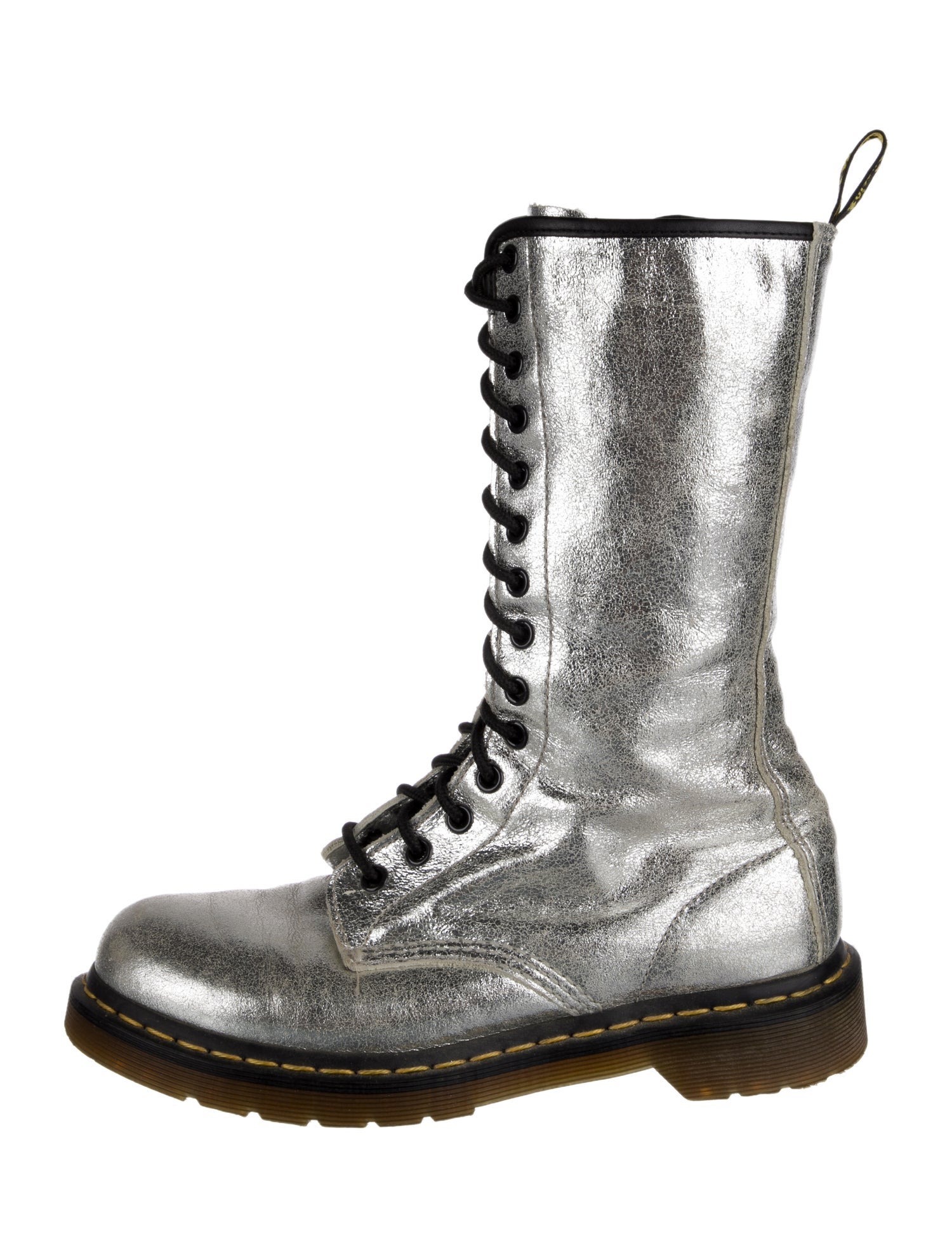 Dr. Martens Patent Leather Combat Boots