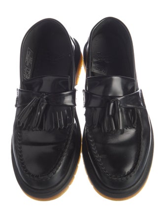 Dr. Martens Patent Leather Tassel Accents Loafers
