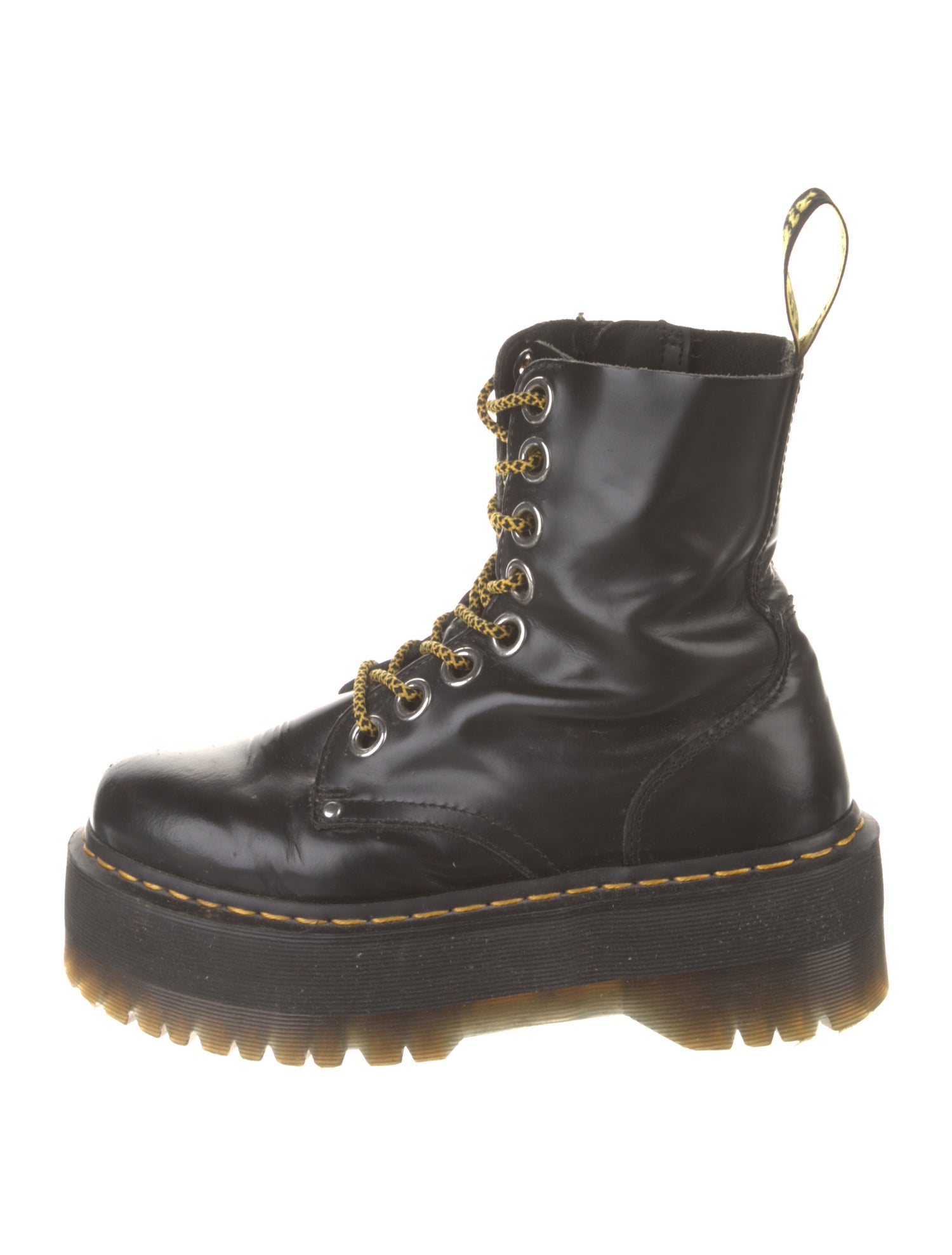Dr. Martens Patent Leather Combat Boots