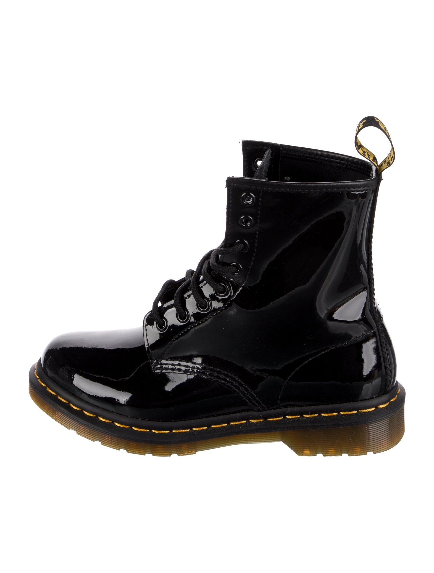 Dr. Martens Patent Leather Combat Boots