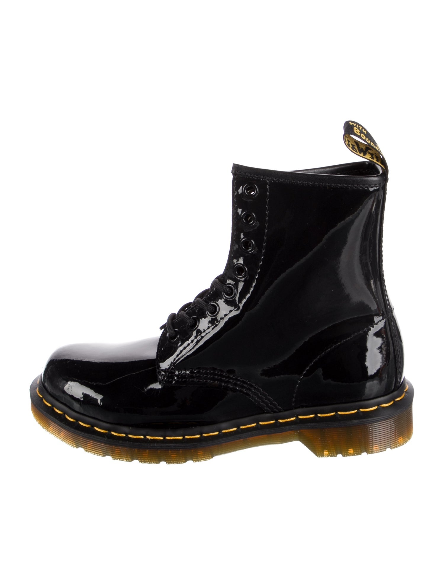 Dr. Martens Patent Leather Combat Boots w/ Tags