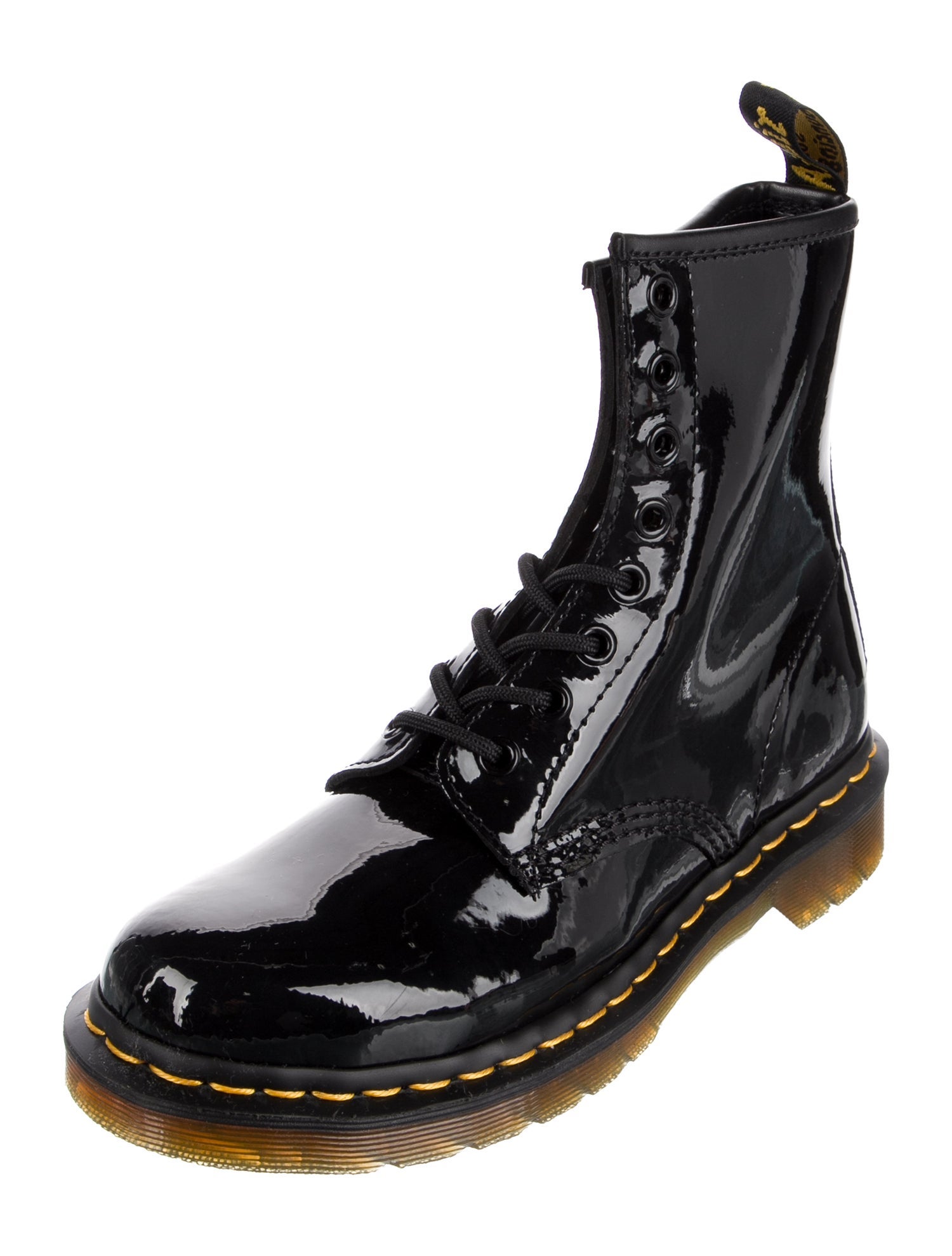 Dr. Martens Patent Leather Combat Boots w/ Tags