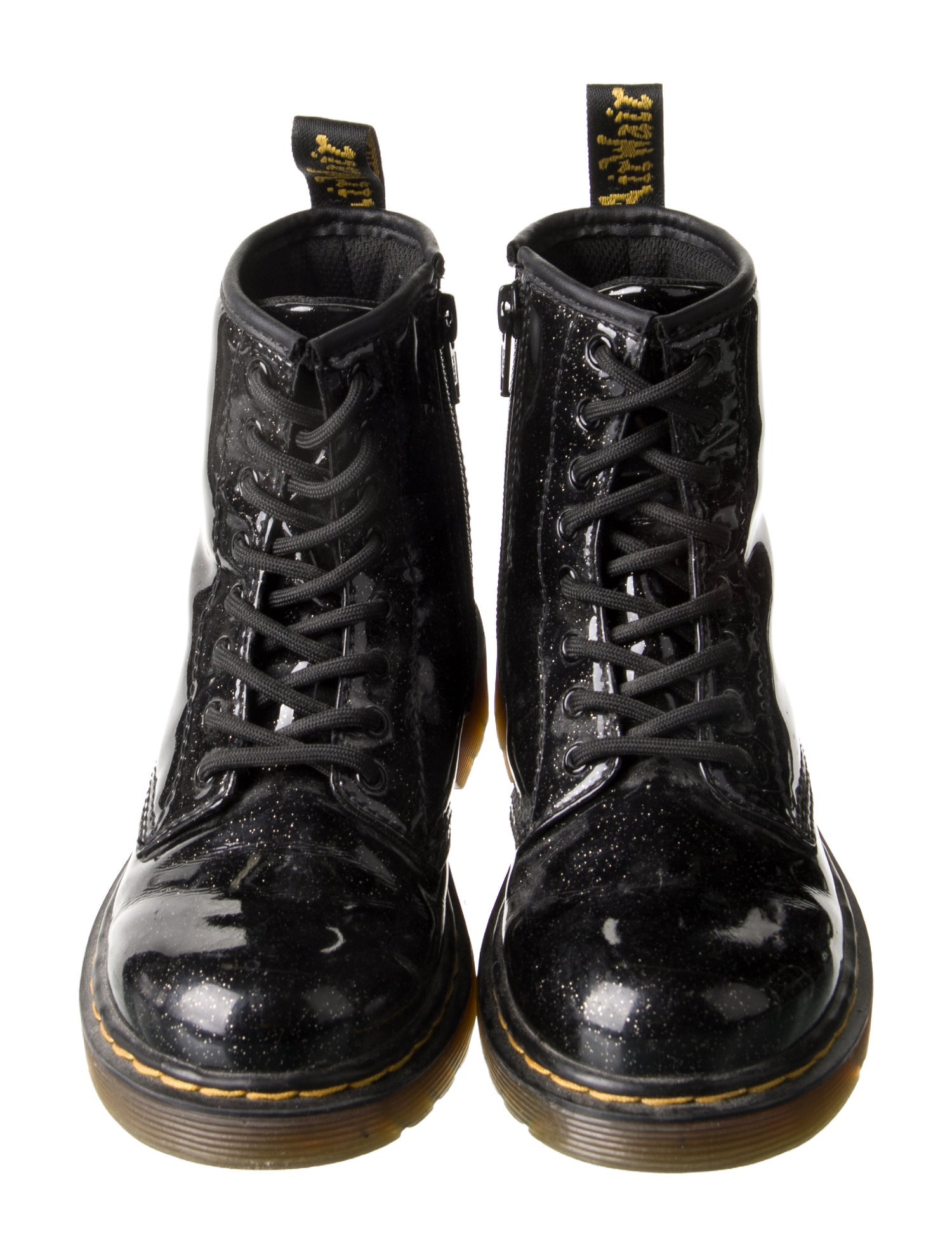 Dr. Martens Girls' Patent Leather Ankle Boots