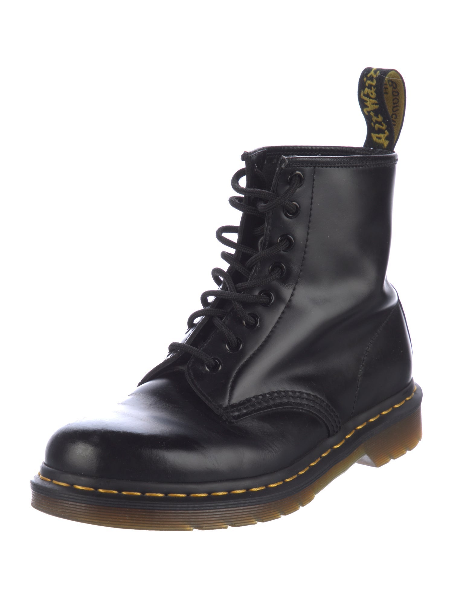 Dr. Martens Patent Leather Combat Boots