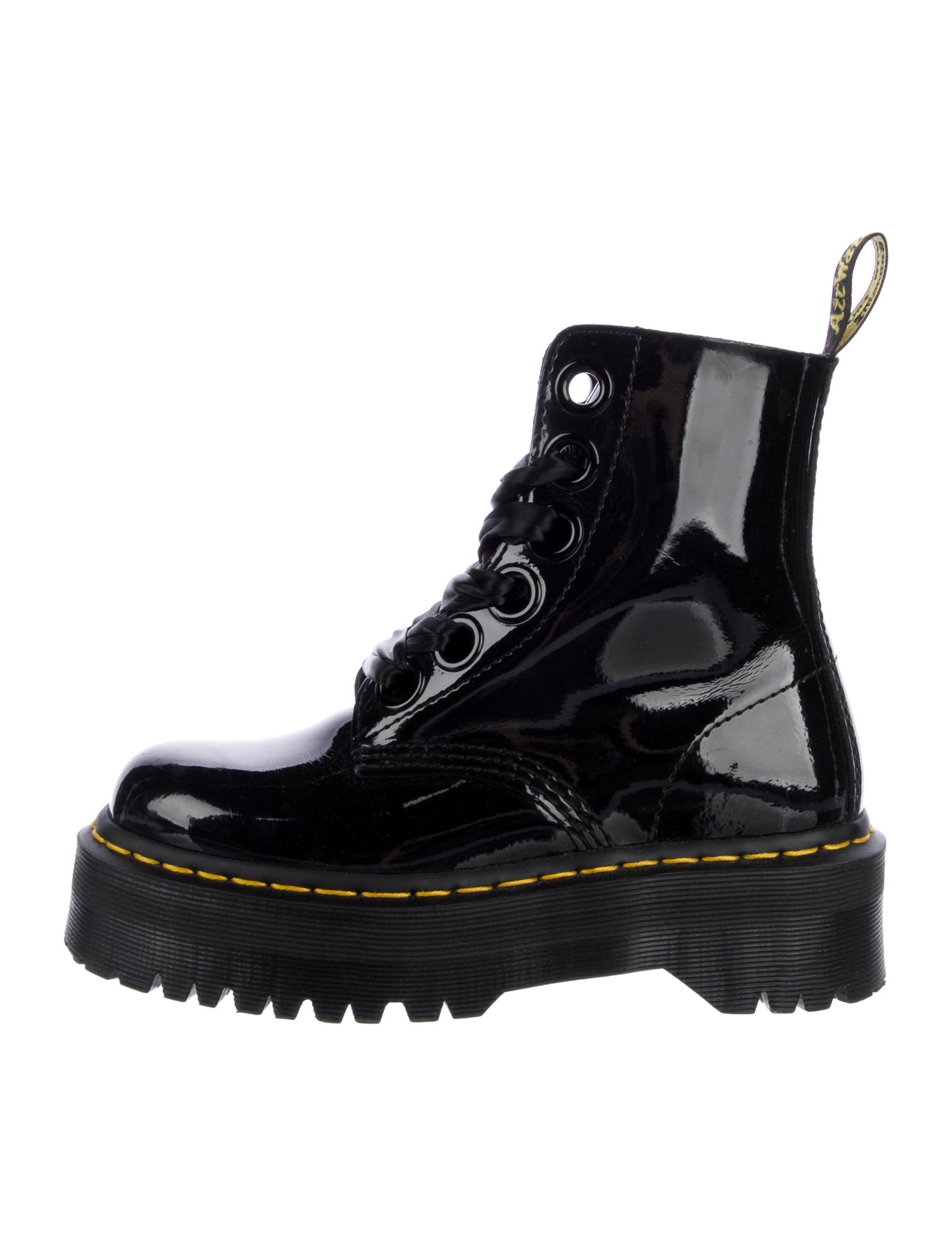 Dr. Martens Patent Leather Combat Boots