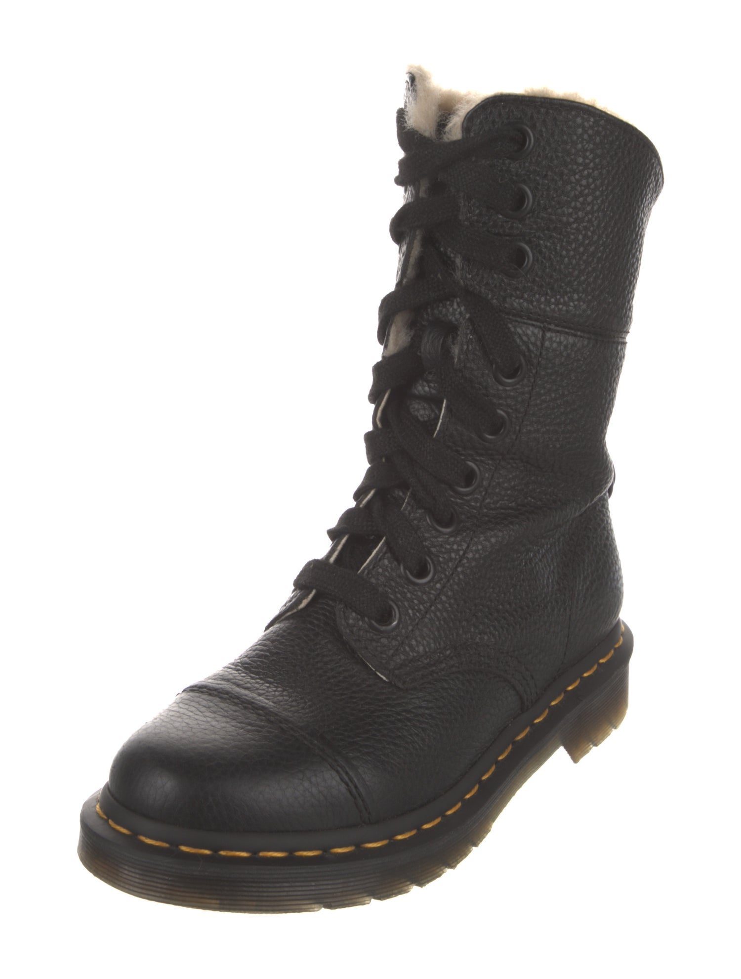 Dr. Martens Leather Combat Boots