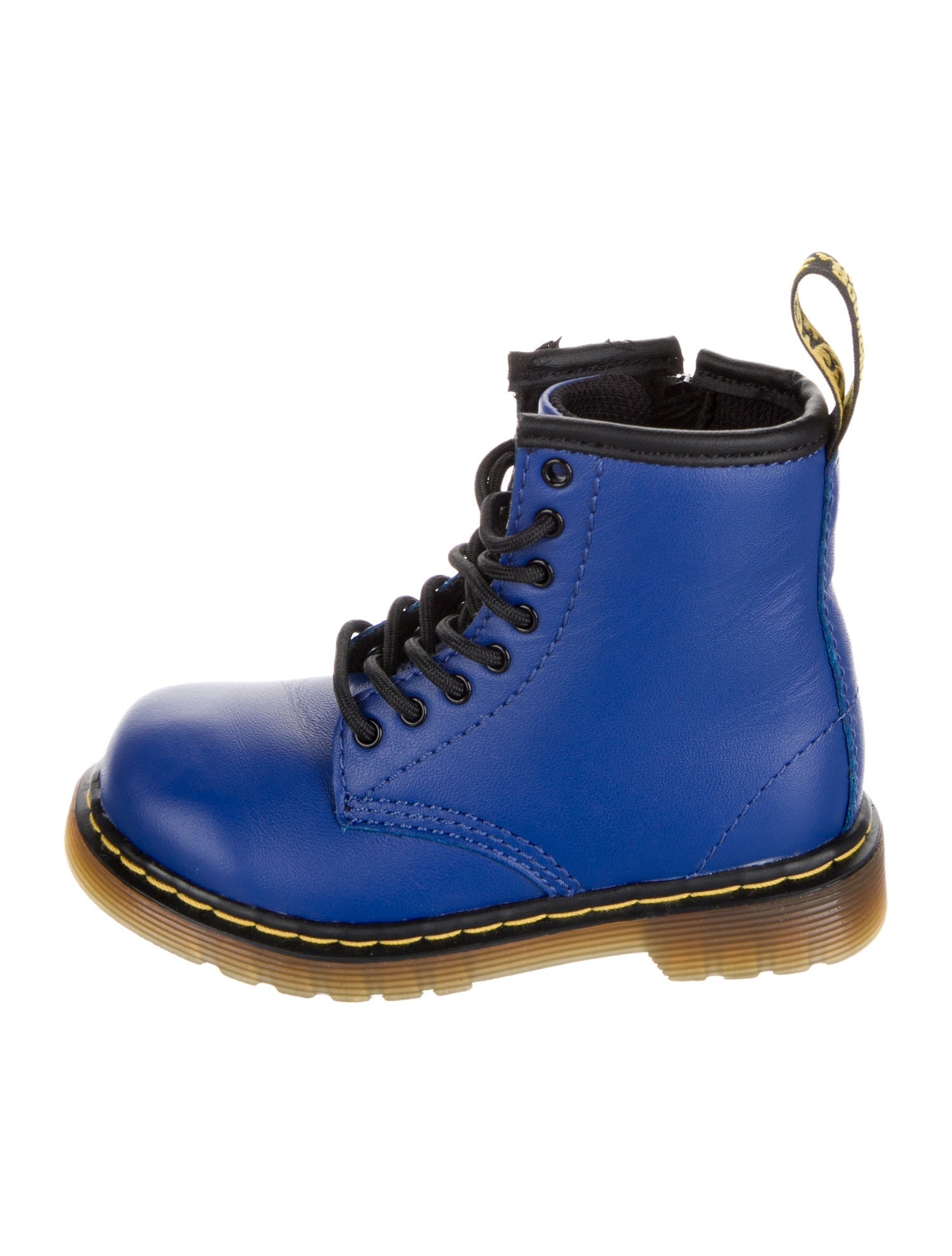 Dr. Martens Kids' Leather Combat Boots