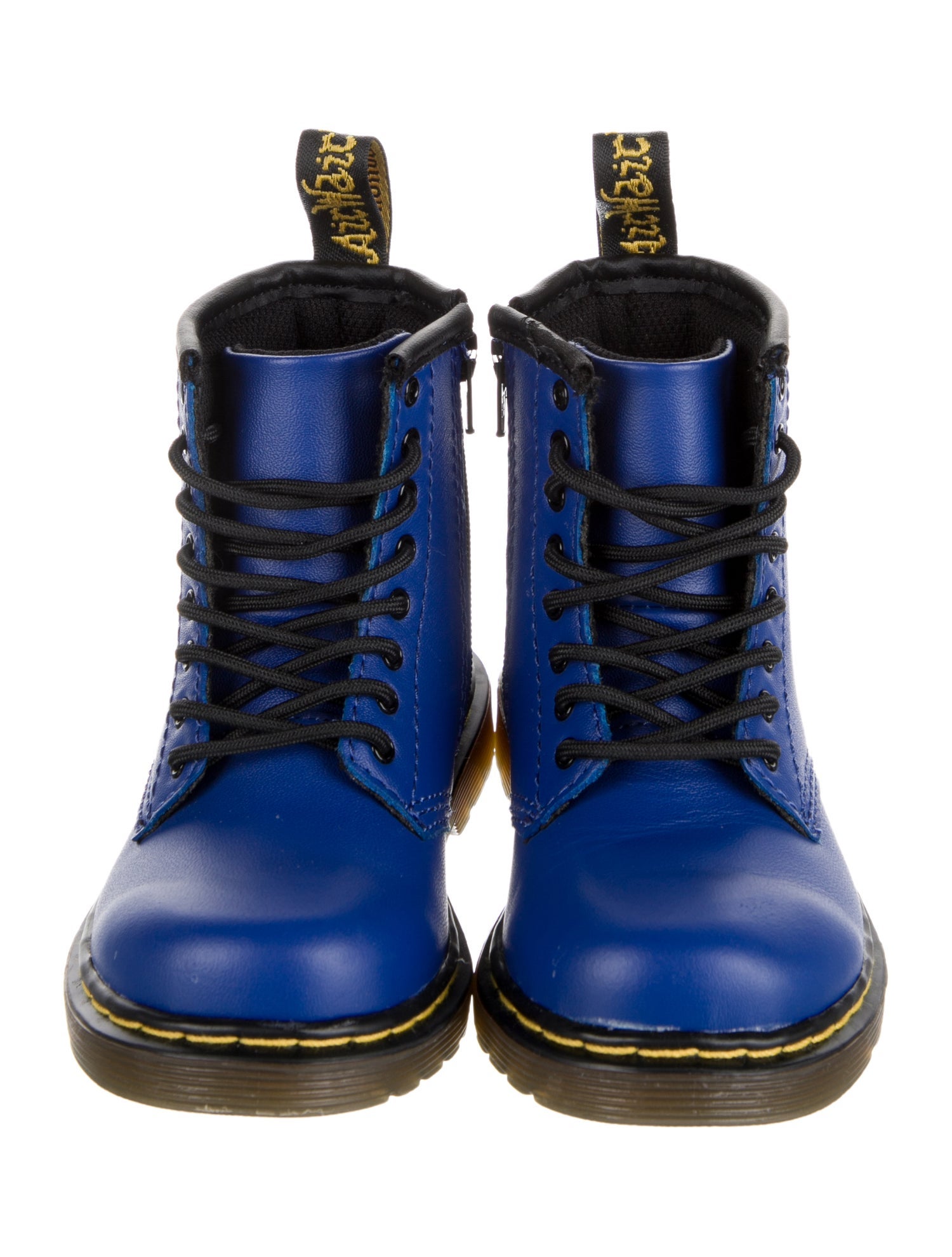 Dr. Martens Kids' Leather Combat Boots
