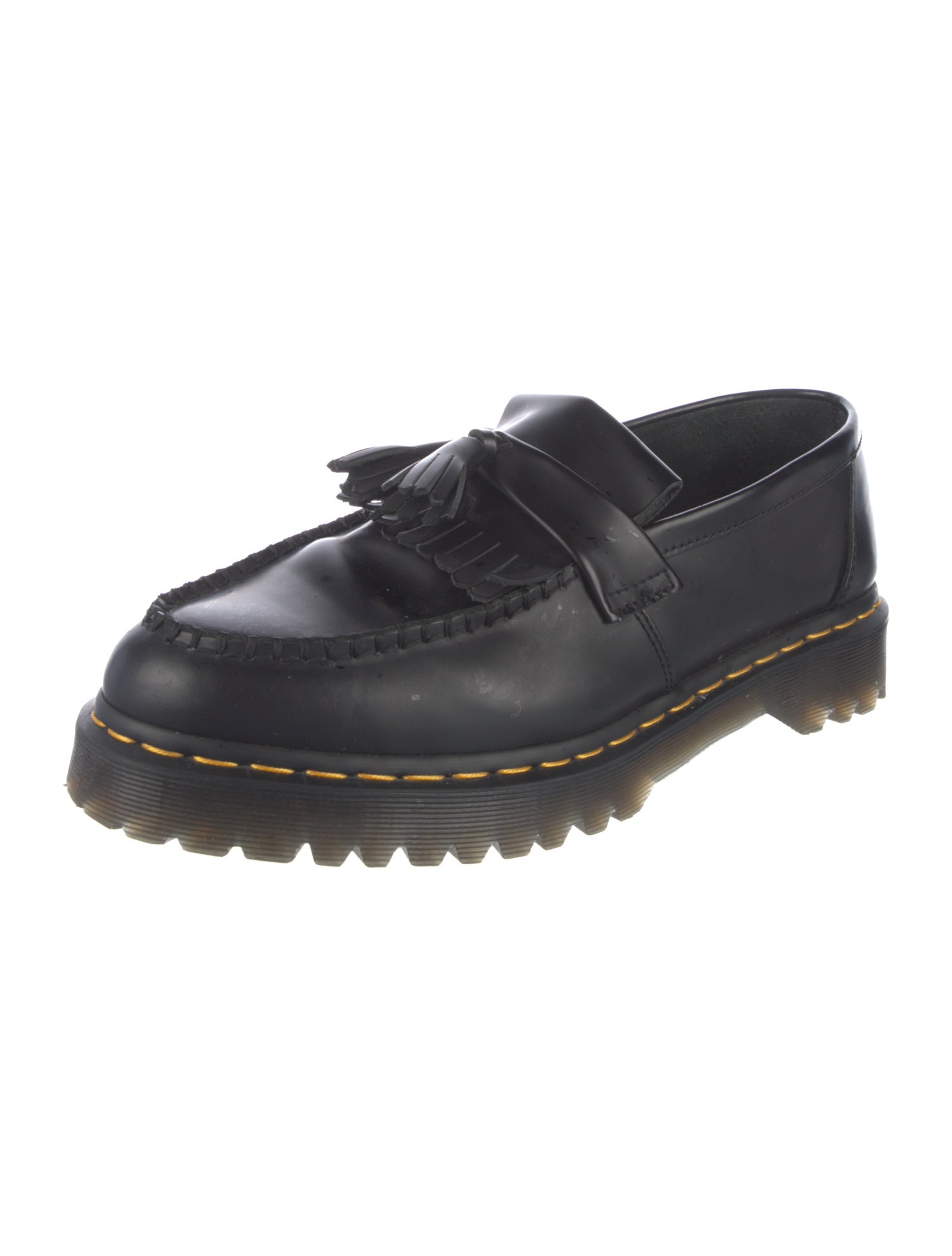 Dr. Martens Leather Tassel Accents Loafers