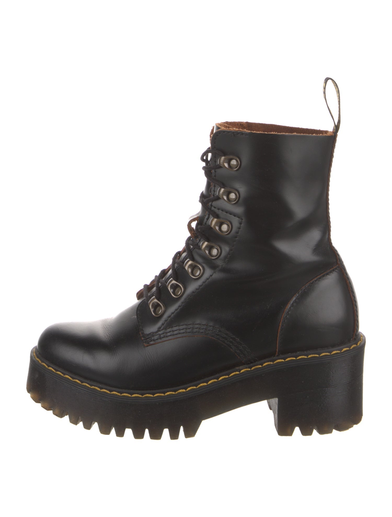 Dr. Martens Leather Combat Boots
