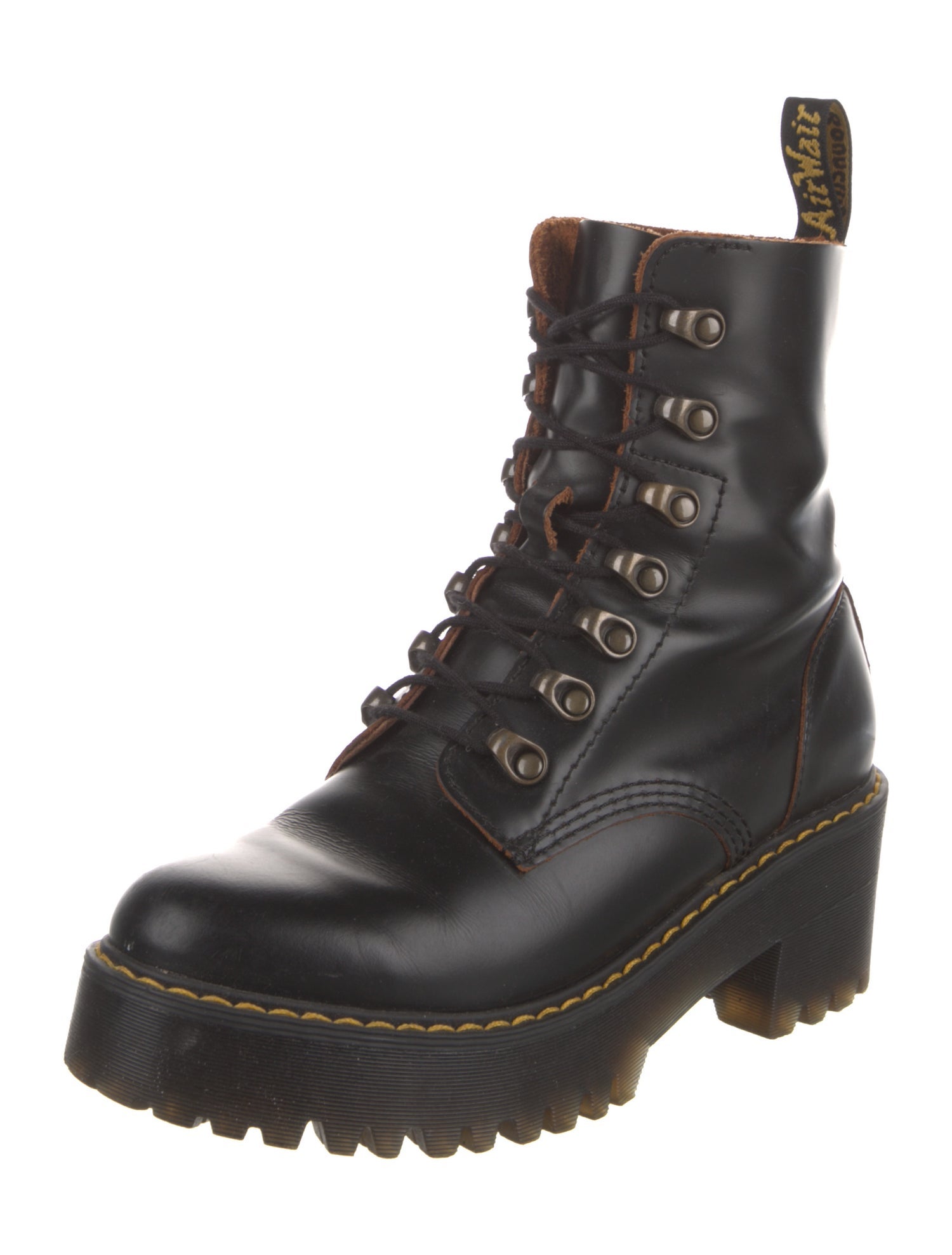 Dr. Martens Leather Combat Boots