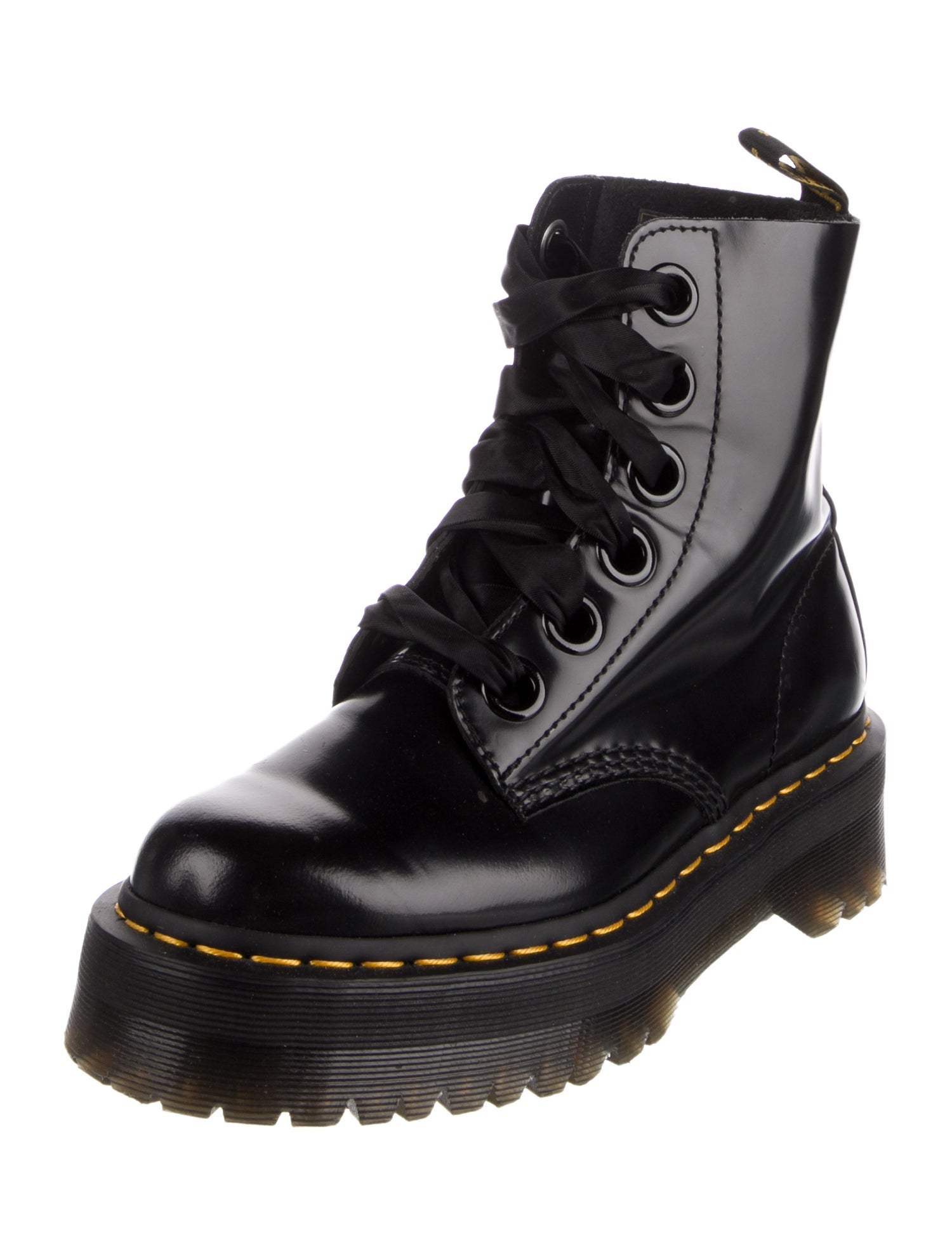 Dr. Martens Patent Leather Combat Boots