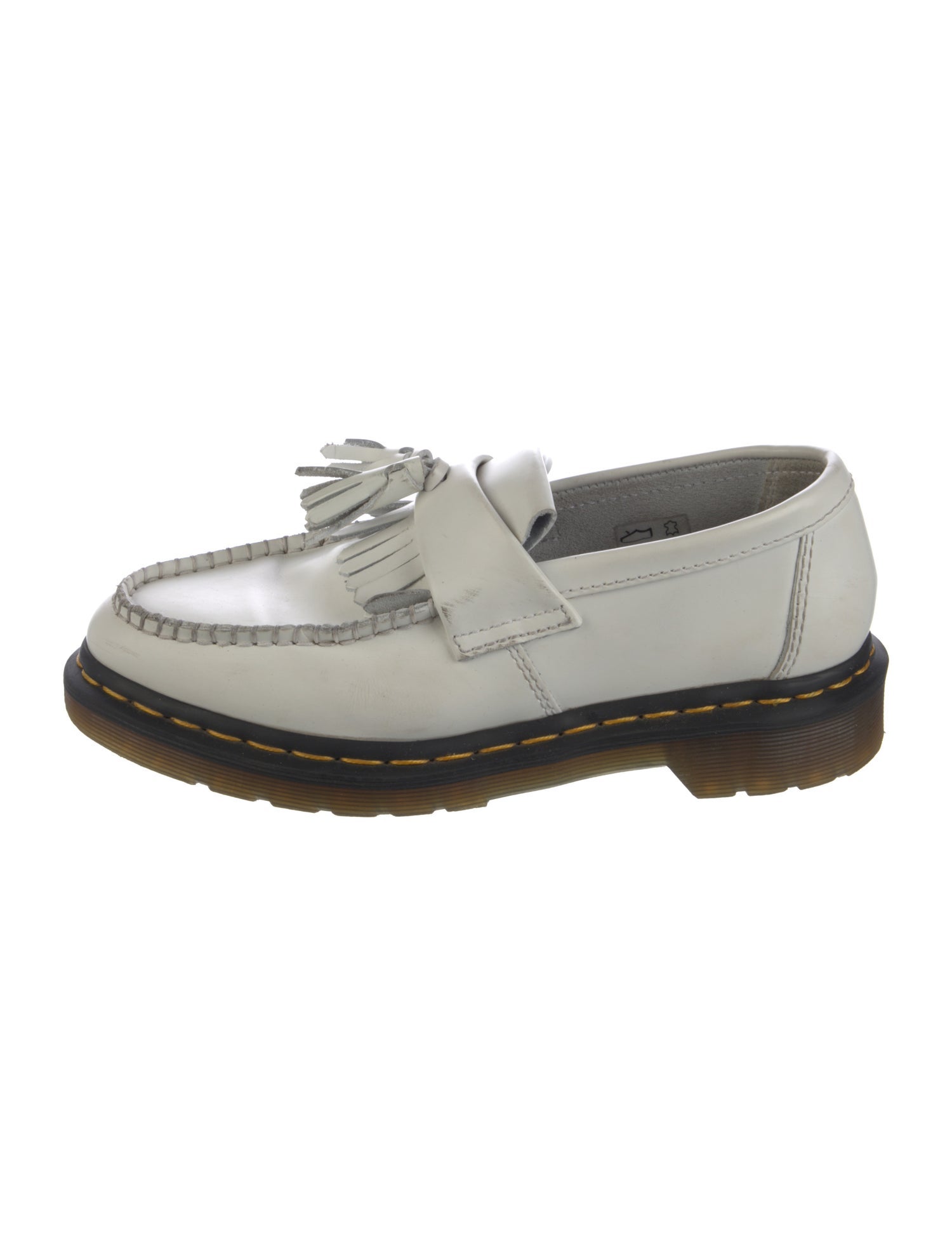 Dr. Martens Leather Tassel Accents Loafers