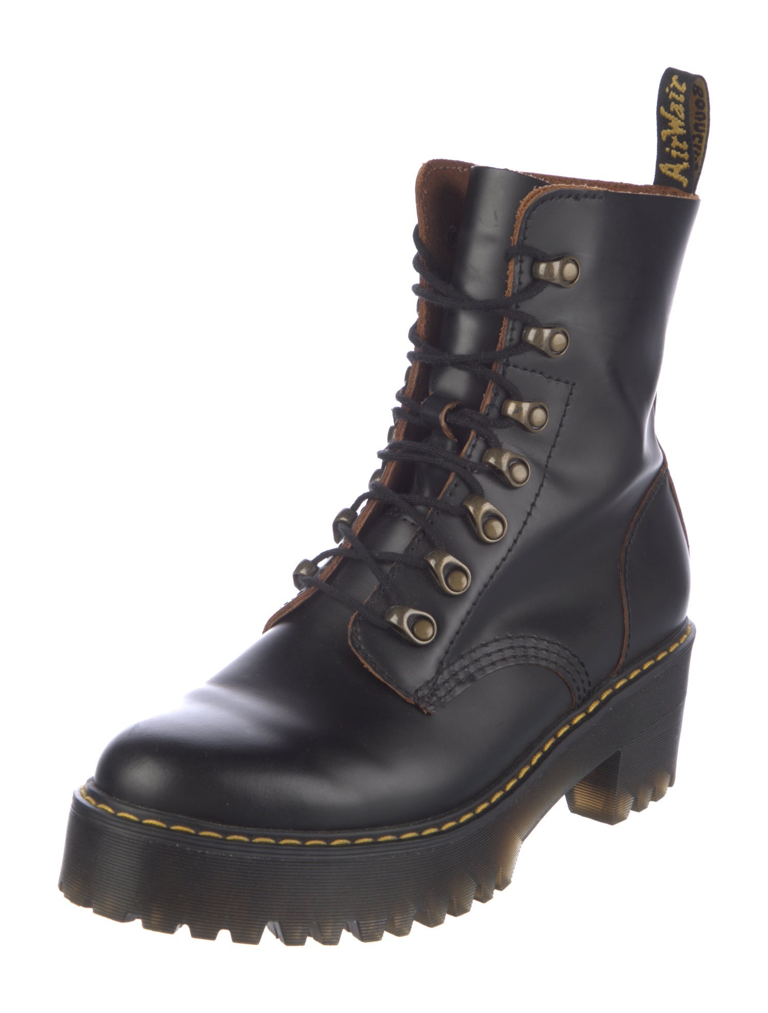 Dr. Martens Leather Combat Boots