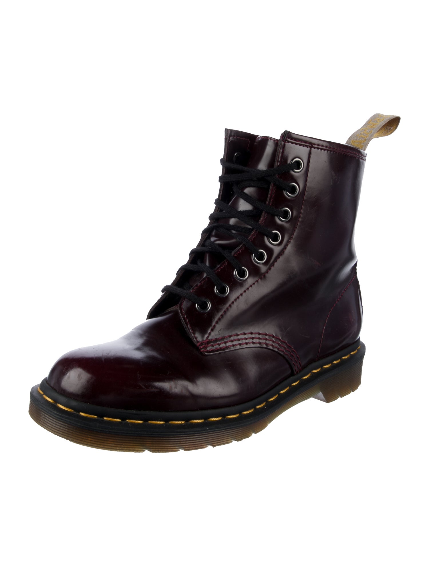 Dr. Martens Patent Leather Combat Boots