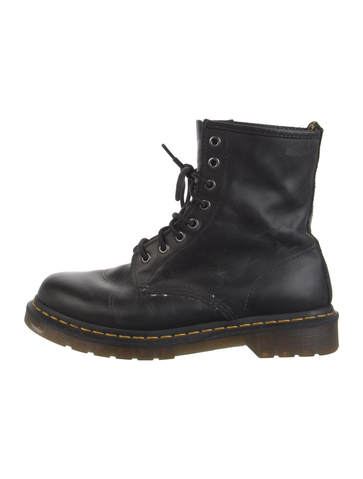 Dr. Martens Leather Combat Boots