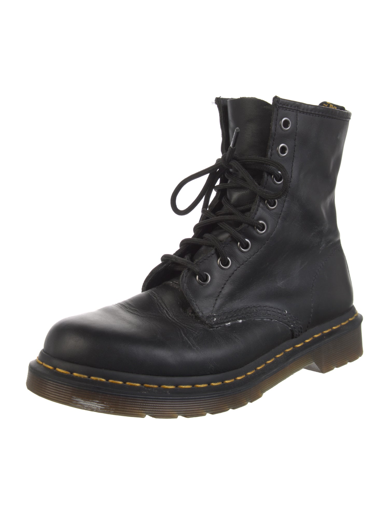 Dr. Martens Leather Combat Boots