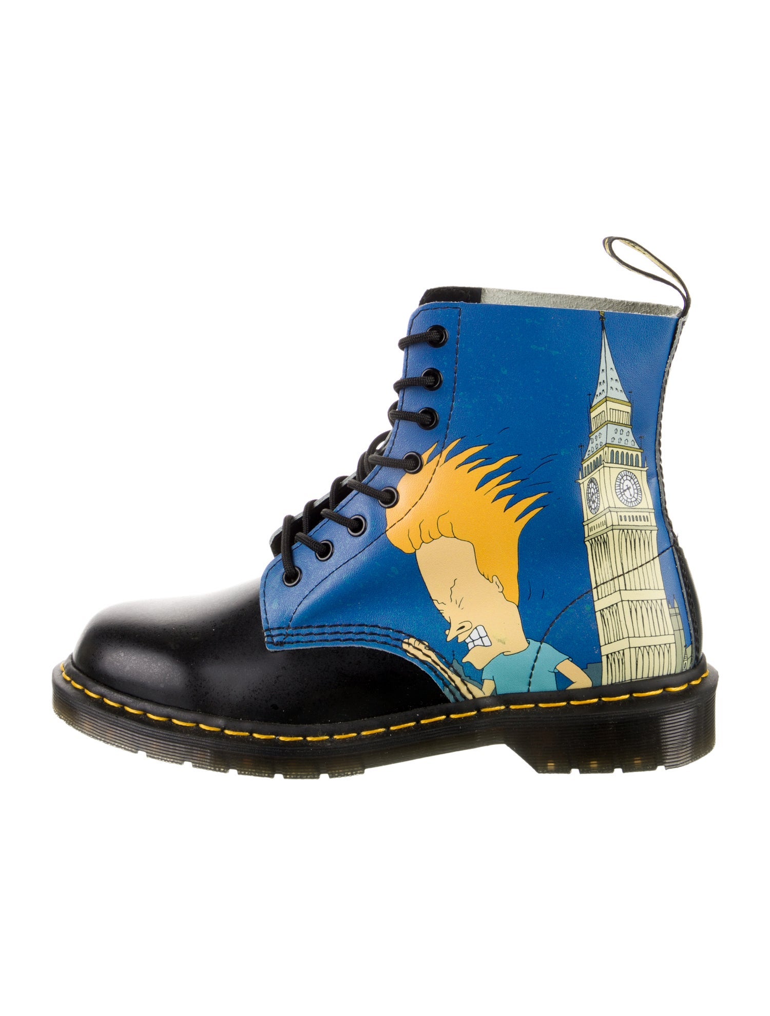 Dr. Martens Leather Printed Boots