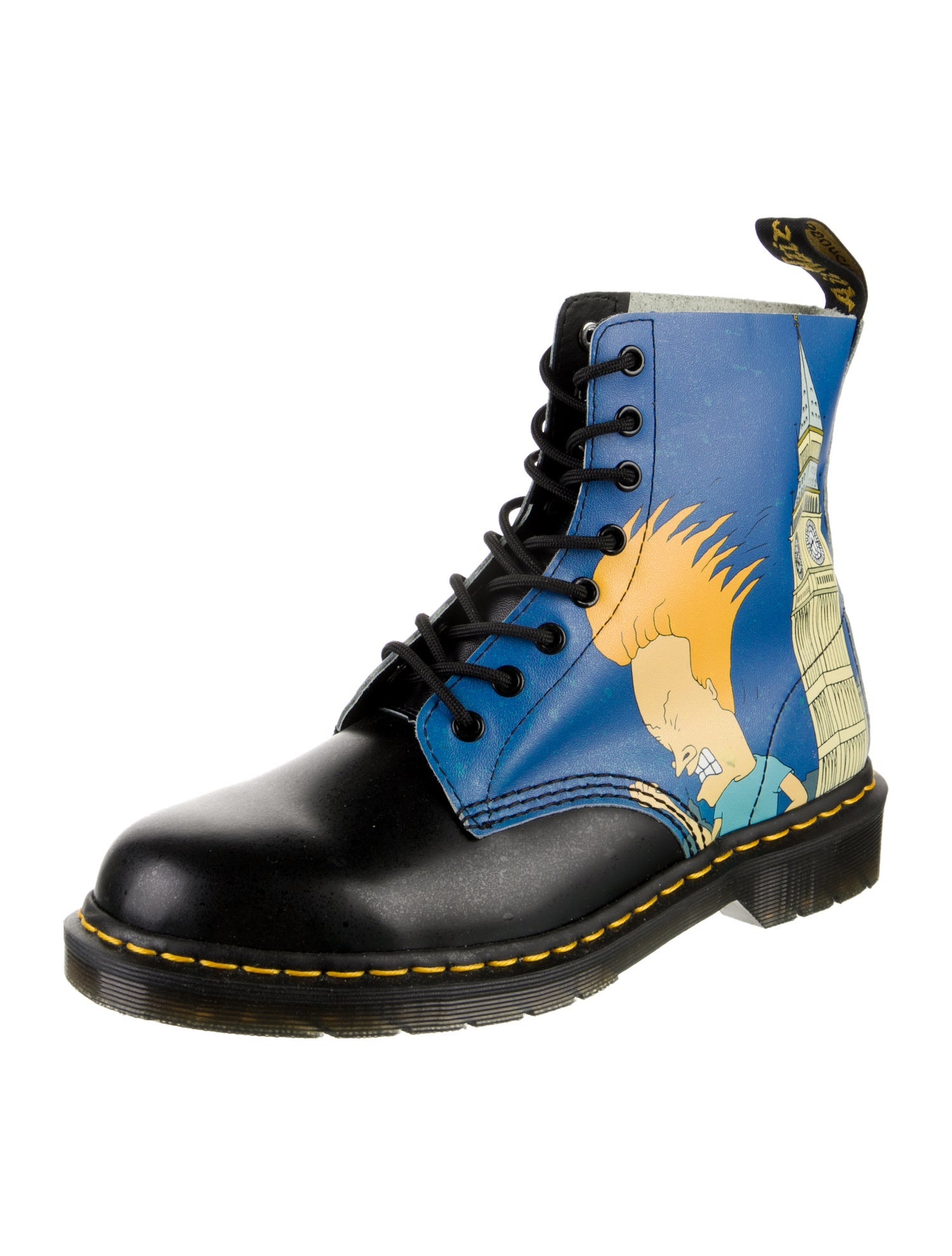 Dr. Martens Leather Printed Boots