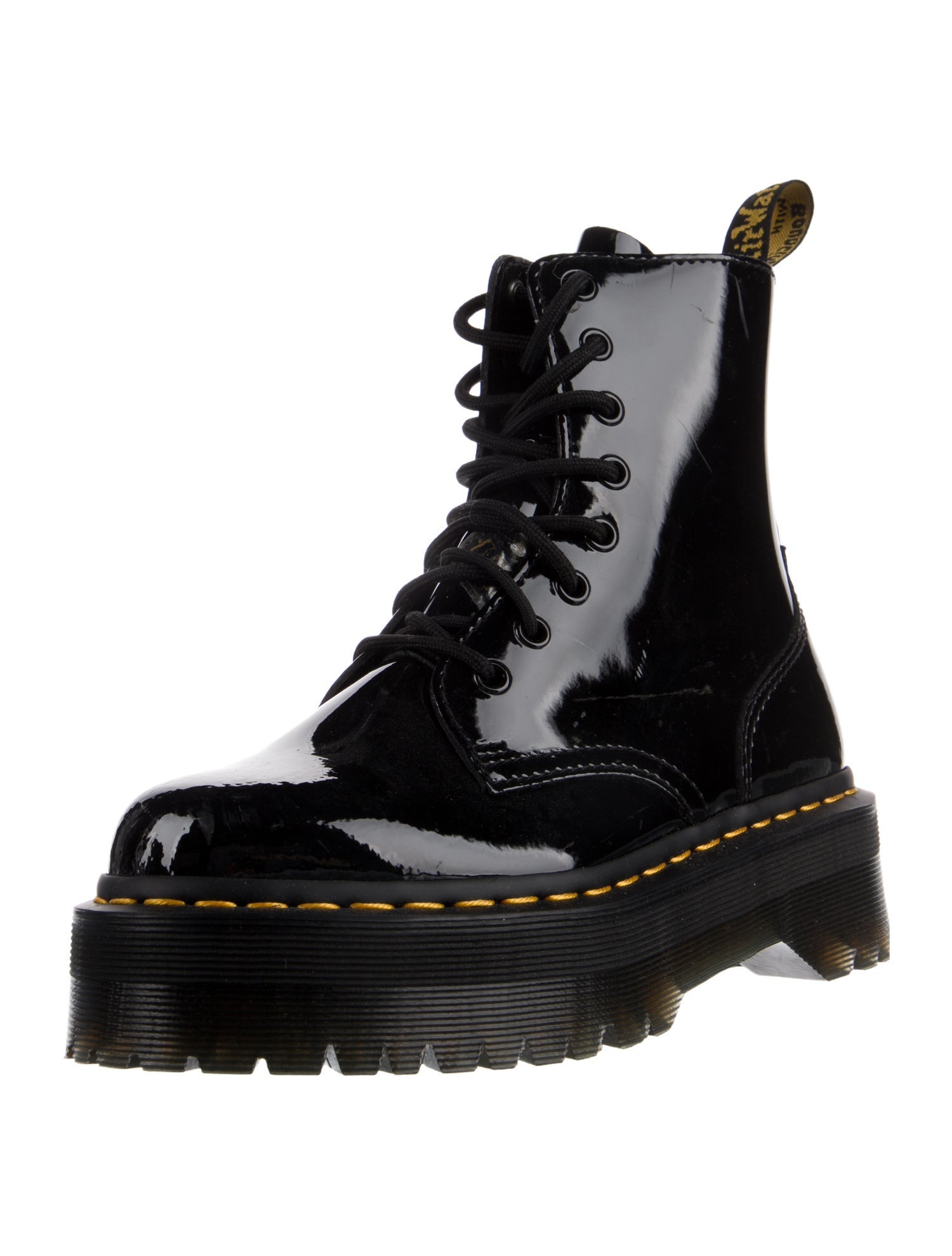 Dr. Martens Patent Leather Combat Boots