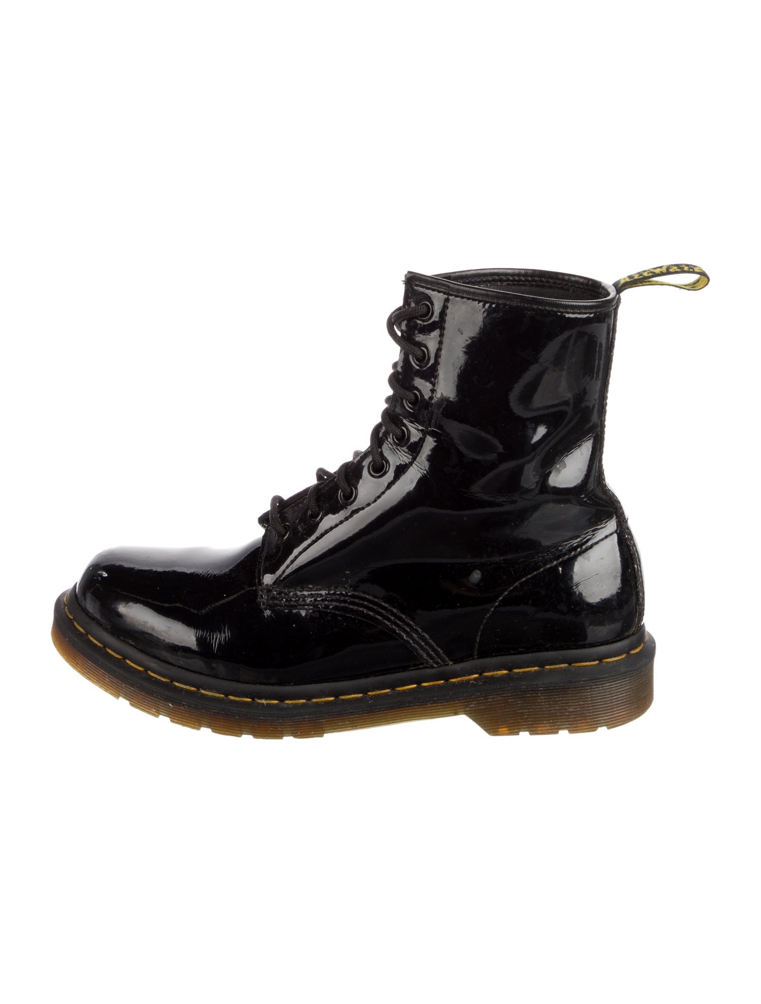 Dr. Martens Patent Leather Combat Boots