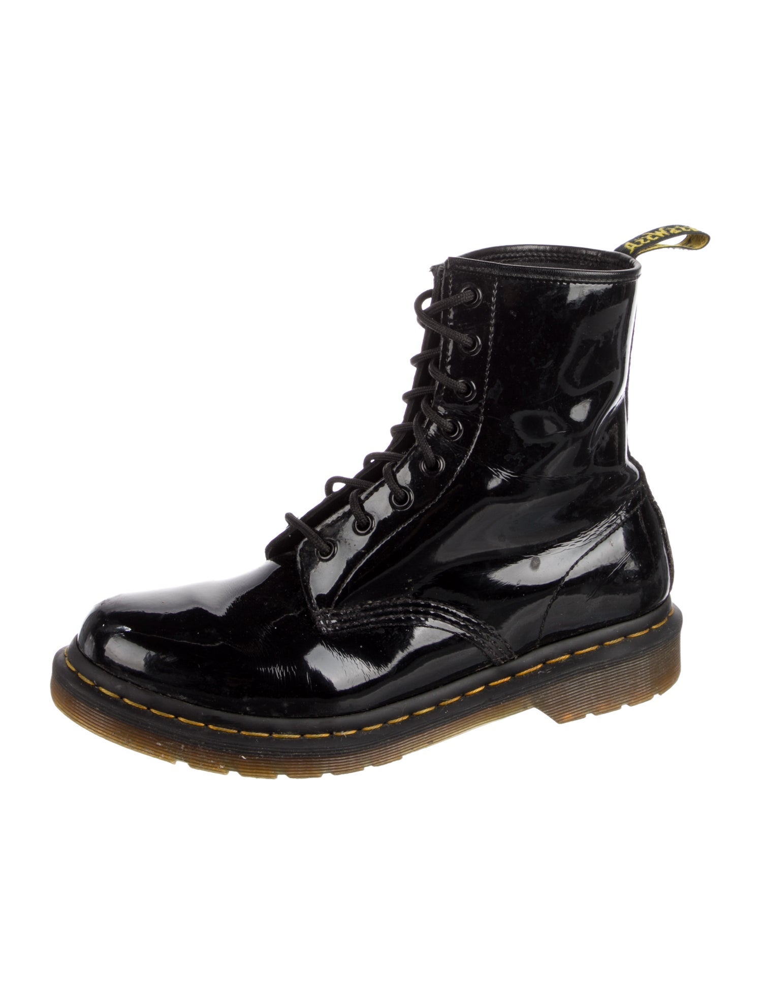 Dr. Martens Patent Leather Combat Boots
