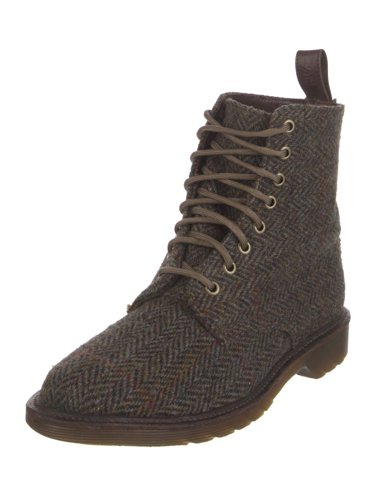 Dr. Martens Tweed Combat Boots