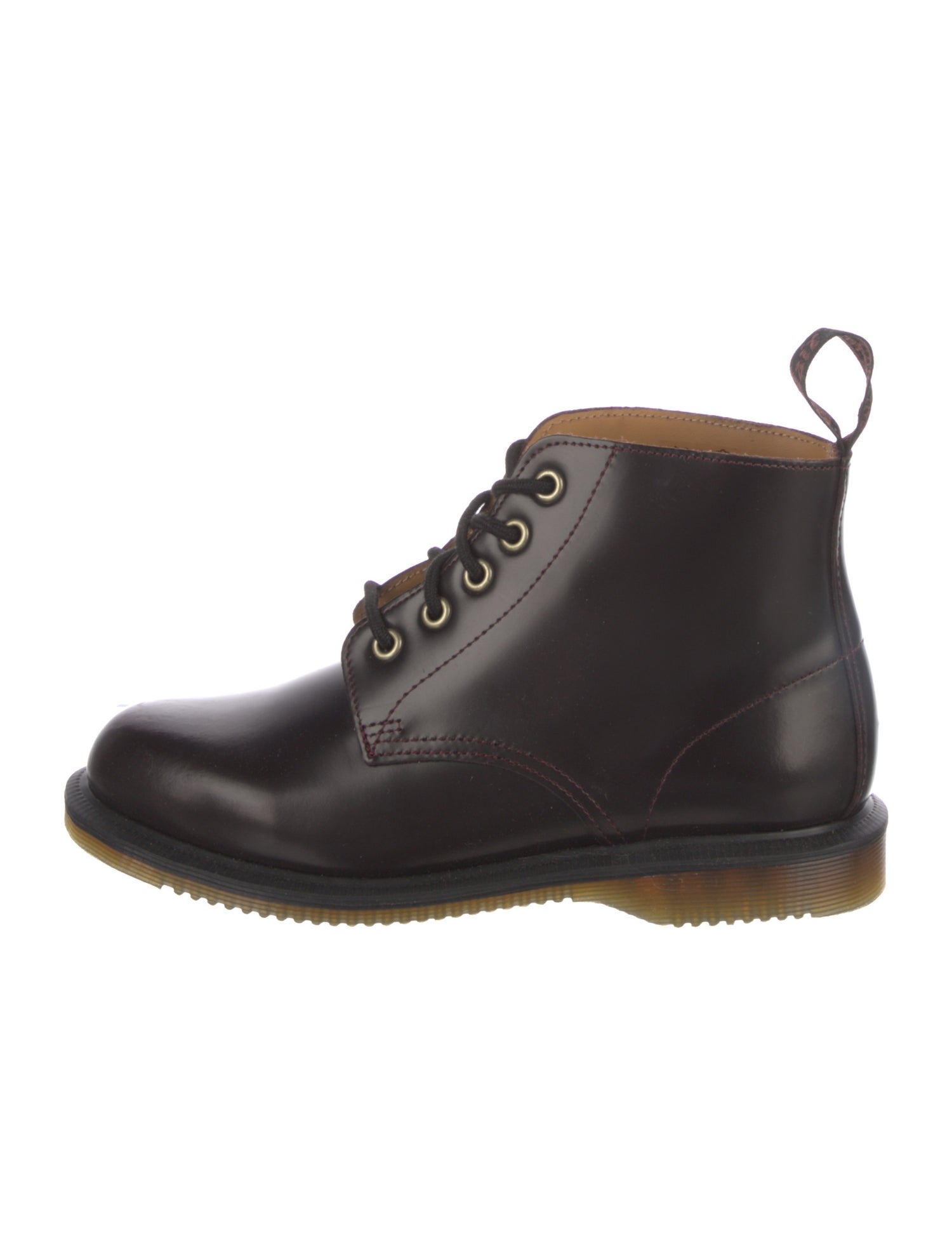 Dr. Martens Leather Mesh Accents Lace-Up Boots