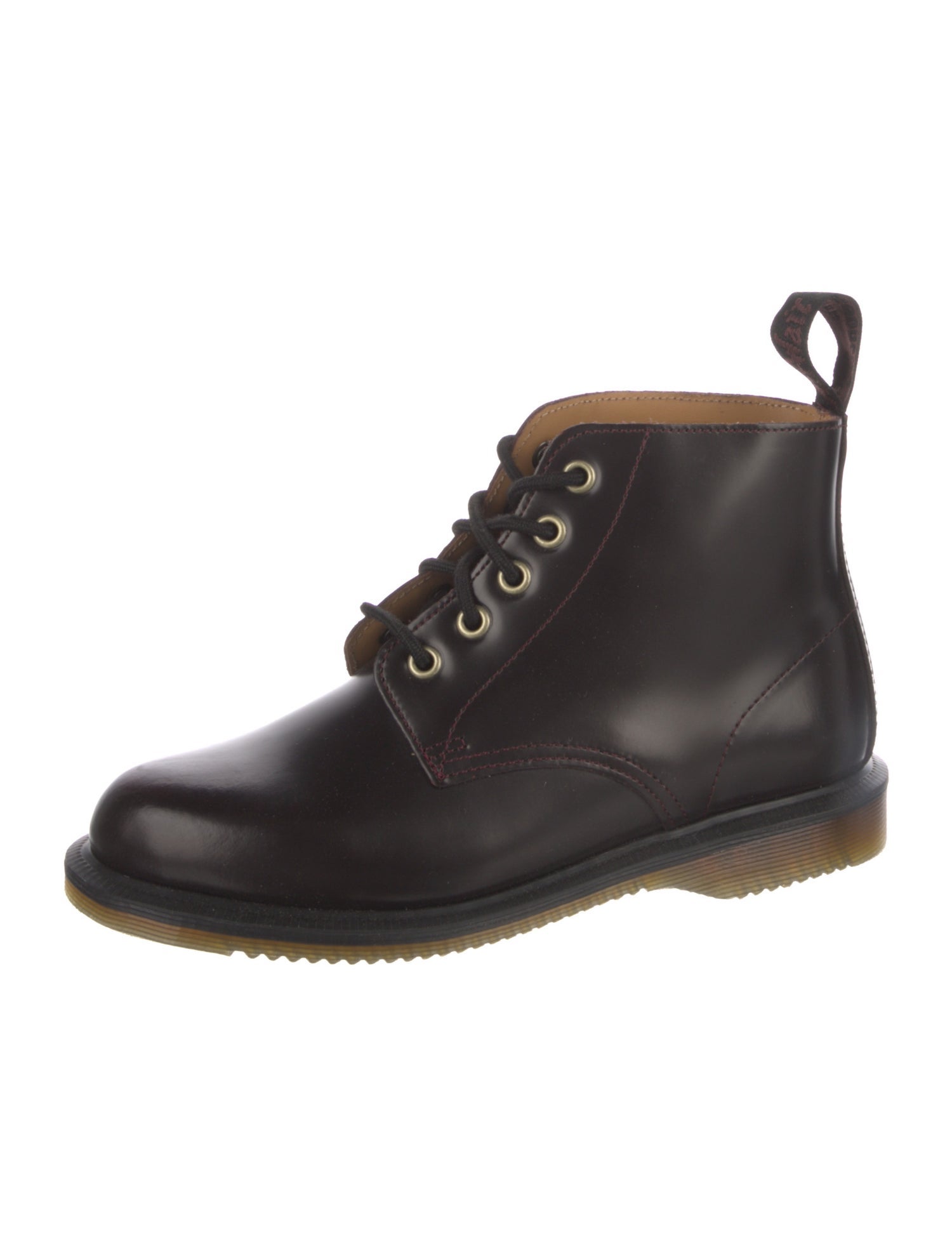 Dr. Martens Leather Mesh Accents Lace-Up Boots