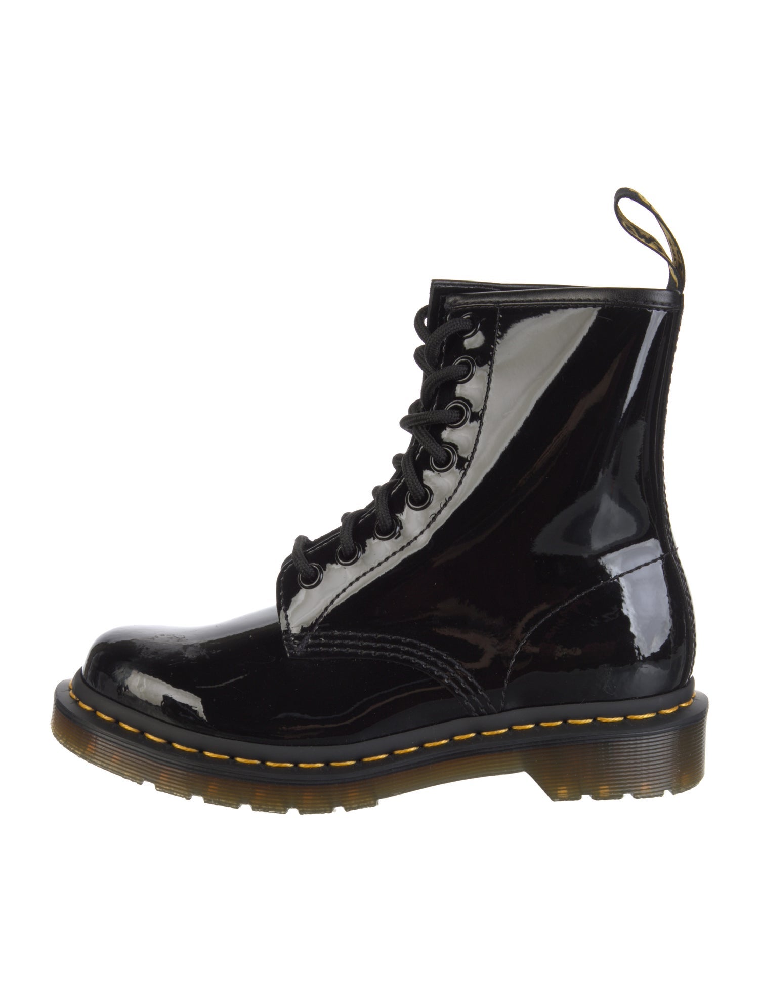 Dr. Martens Patent Leather Combat Boots