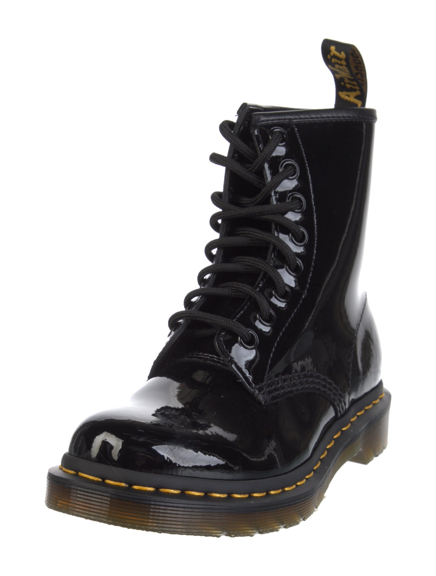 Dr. Martens Patent Leather Combat Boots