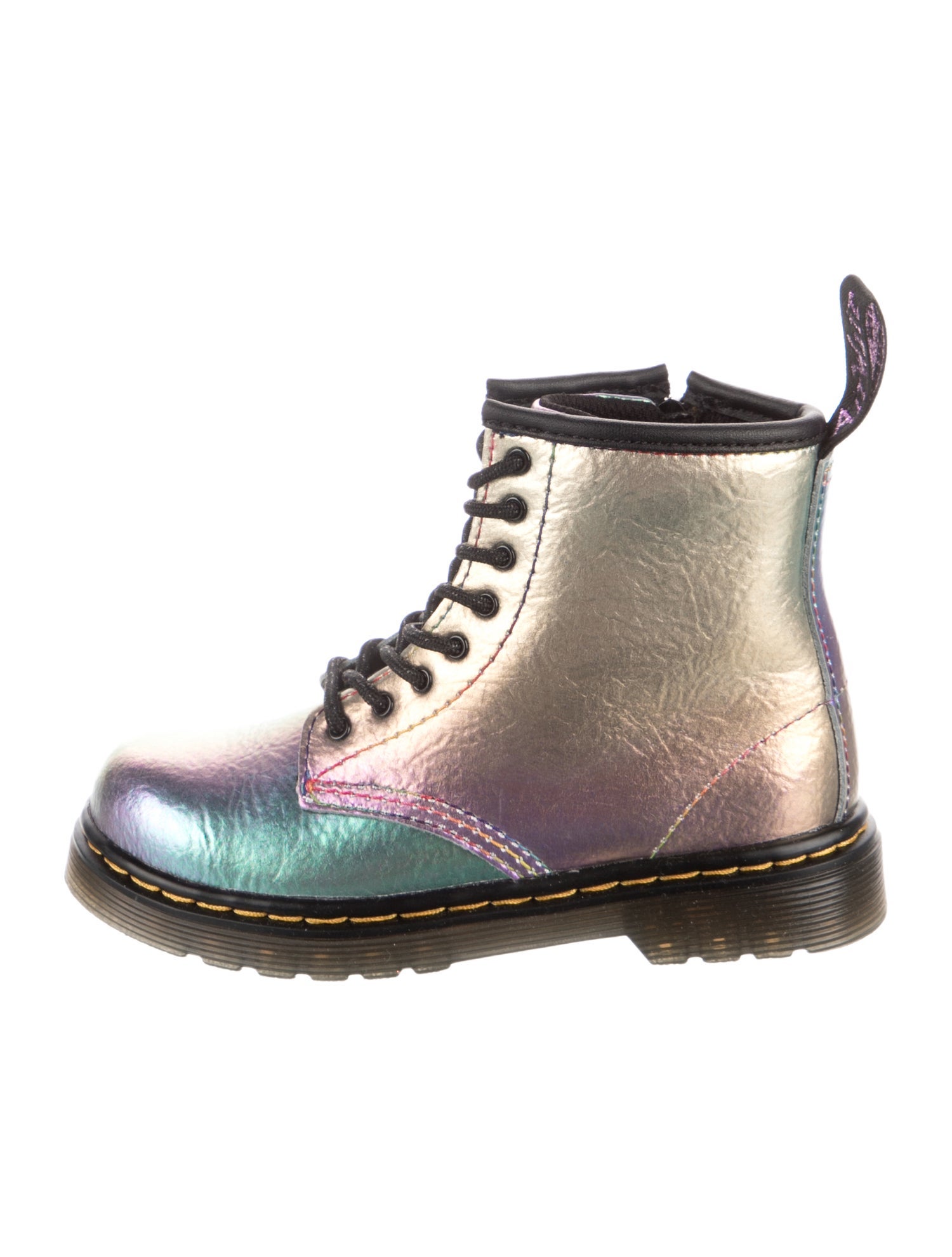 Dr. Martens Girls' Metallic Ankle Boots w/Tags