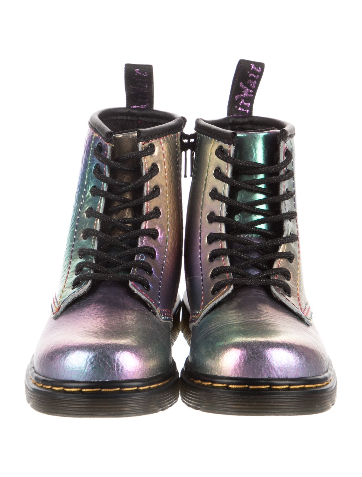 Dr. Martens Girls' Metallic Ankle Boots w/Tags