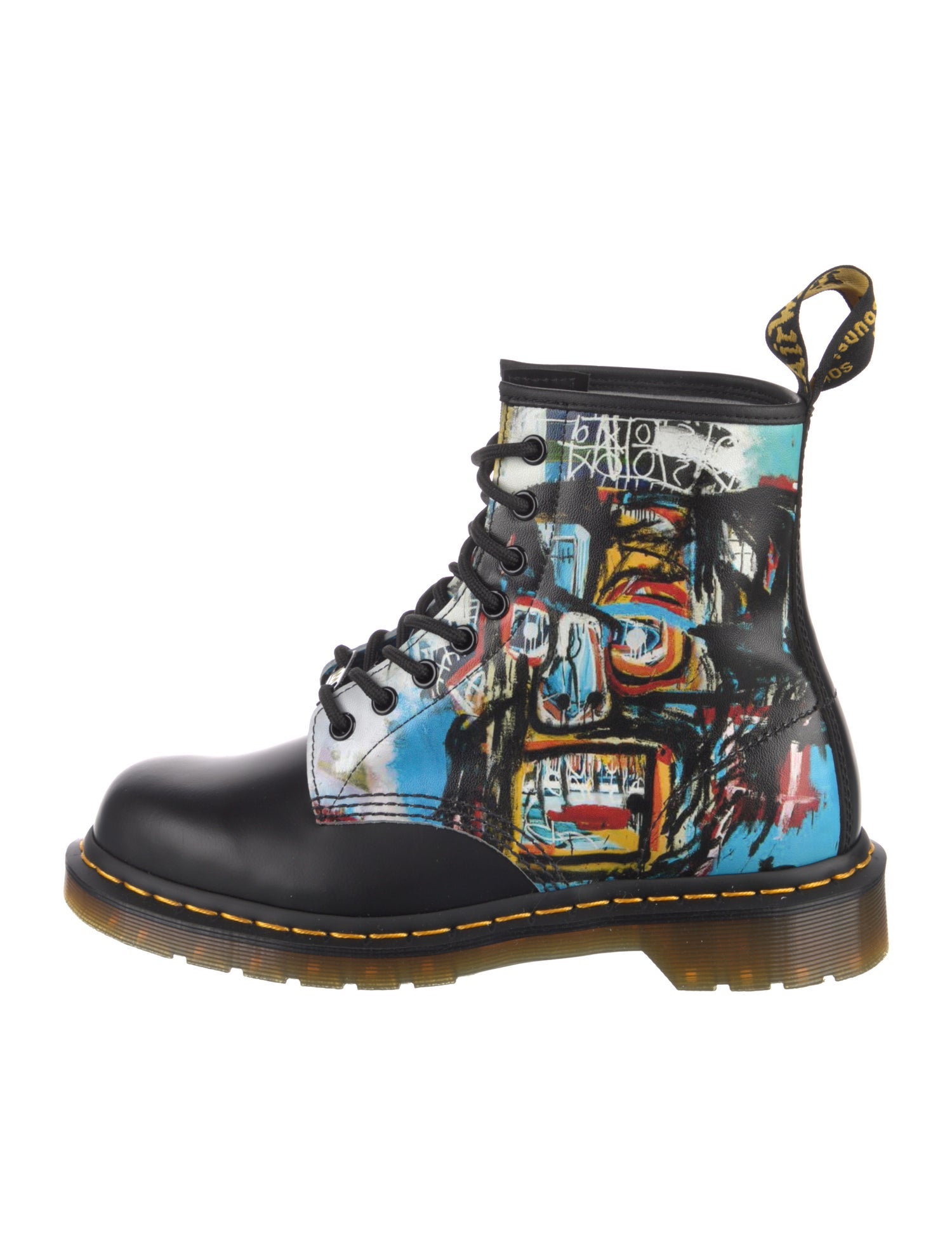 Dr. Martens x Jean-Michel Basquiat Leather Boots