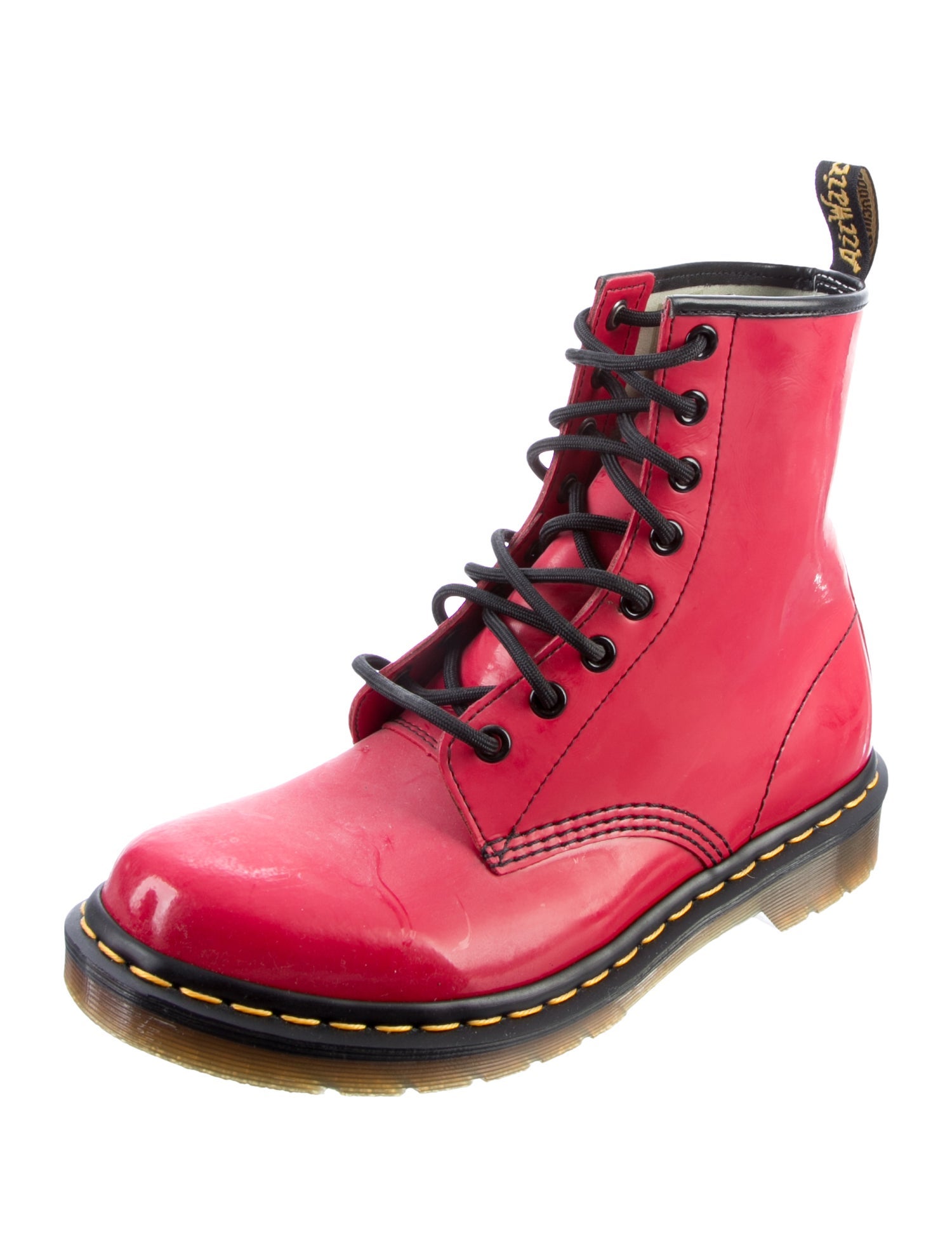 Dr. Martens Patent Leather Combat Boots