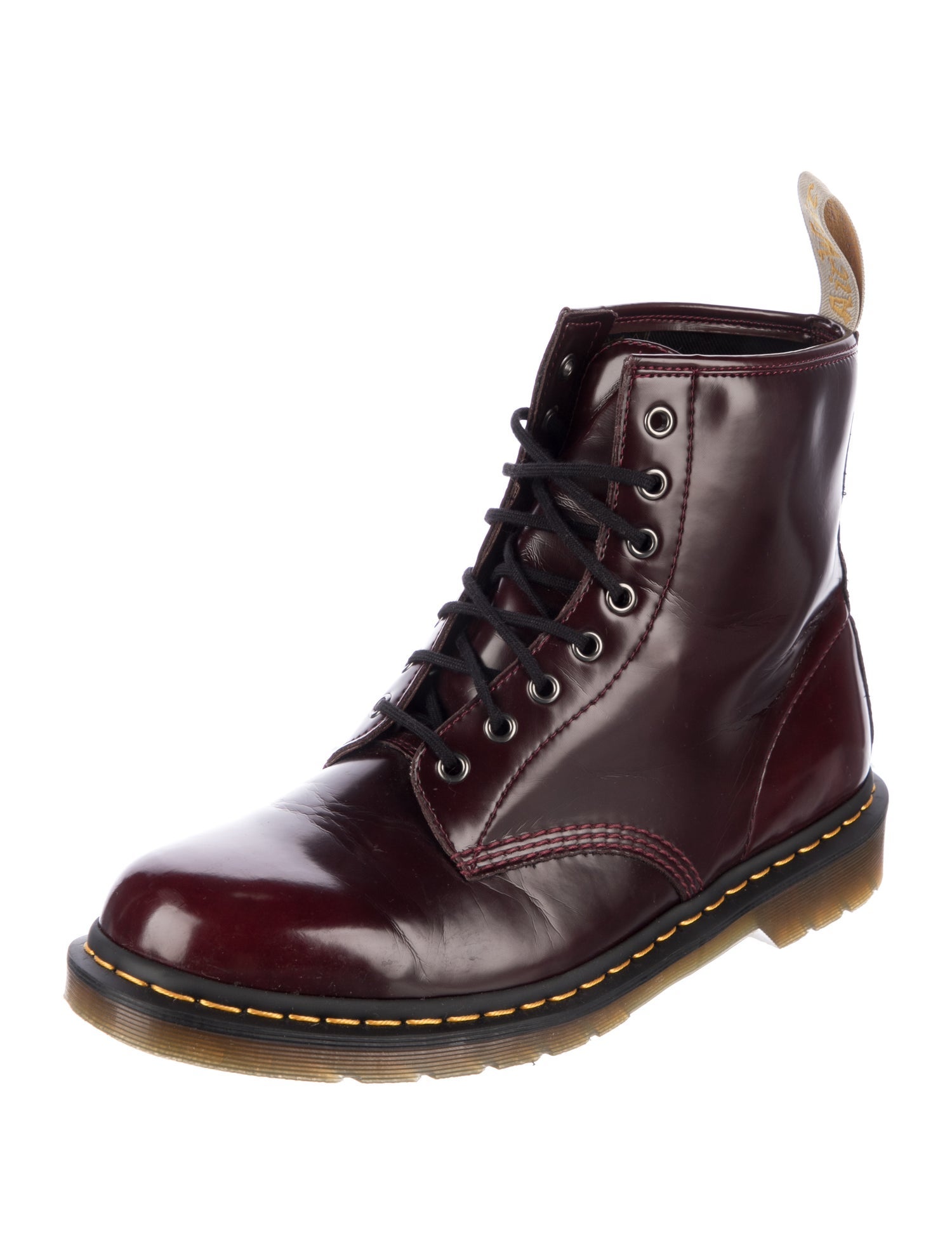 Dr. Martens Patent Leather Combat Boots