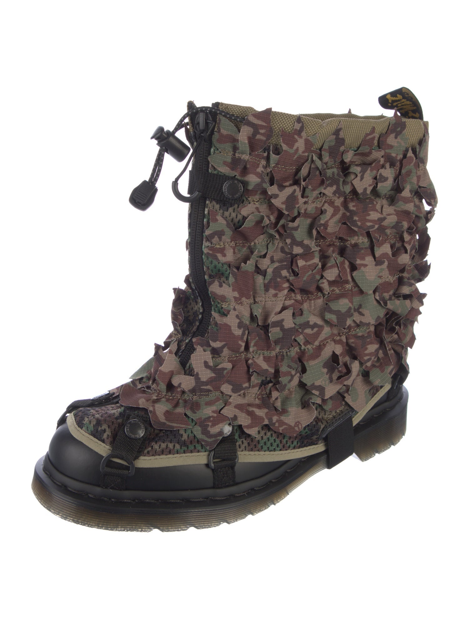 Dr. Martens x BABYLON Leather Camouflage Print Boots