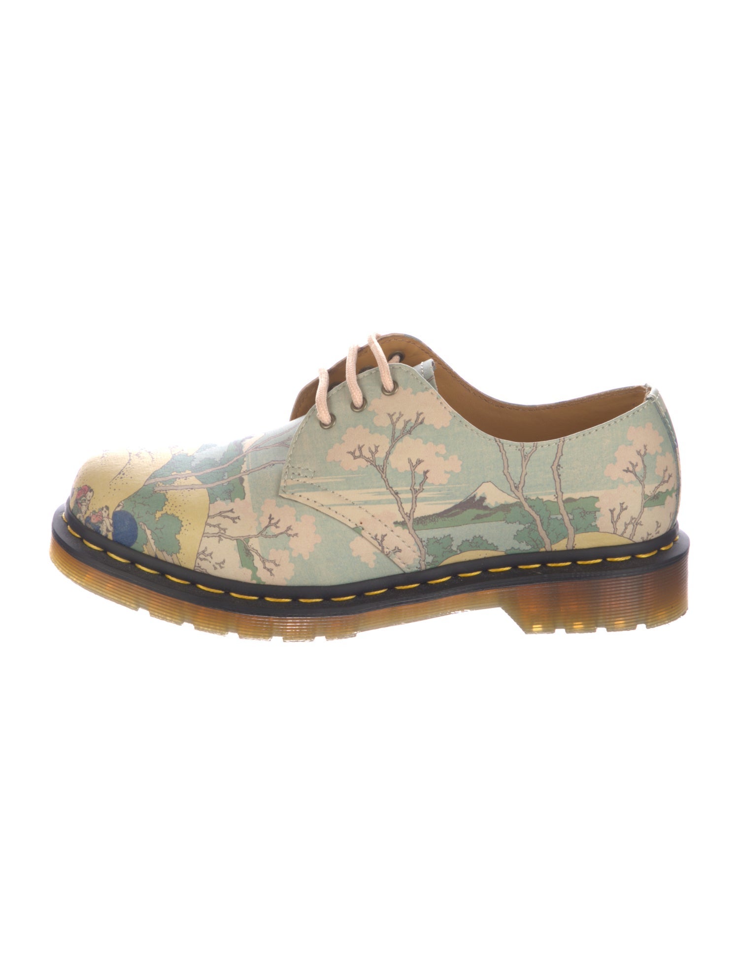 Dr. Martens x The Met Leather Printed Sneakers