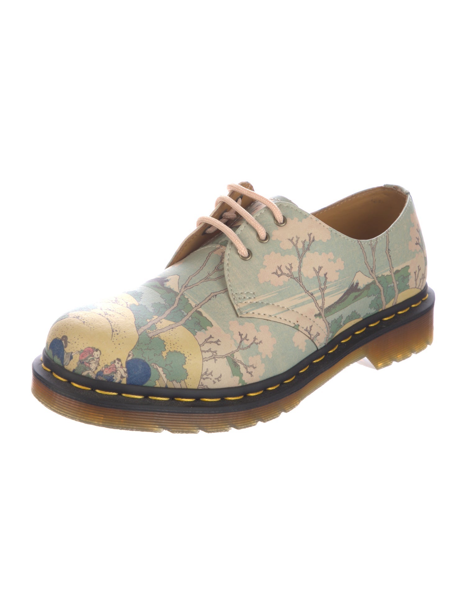 Dr. Martens x The Met Leather Printed Sneakers