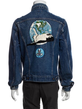 Dr. Romanelli Graphic Print Denim Jacket
