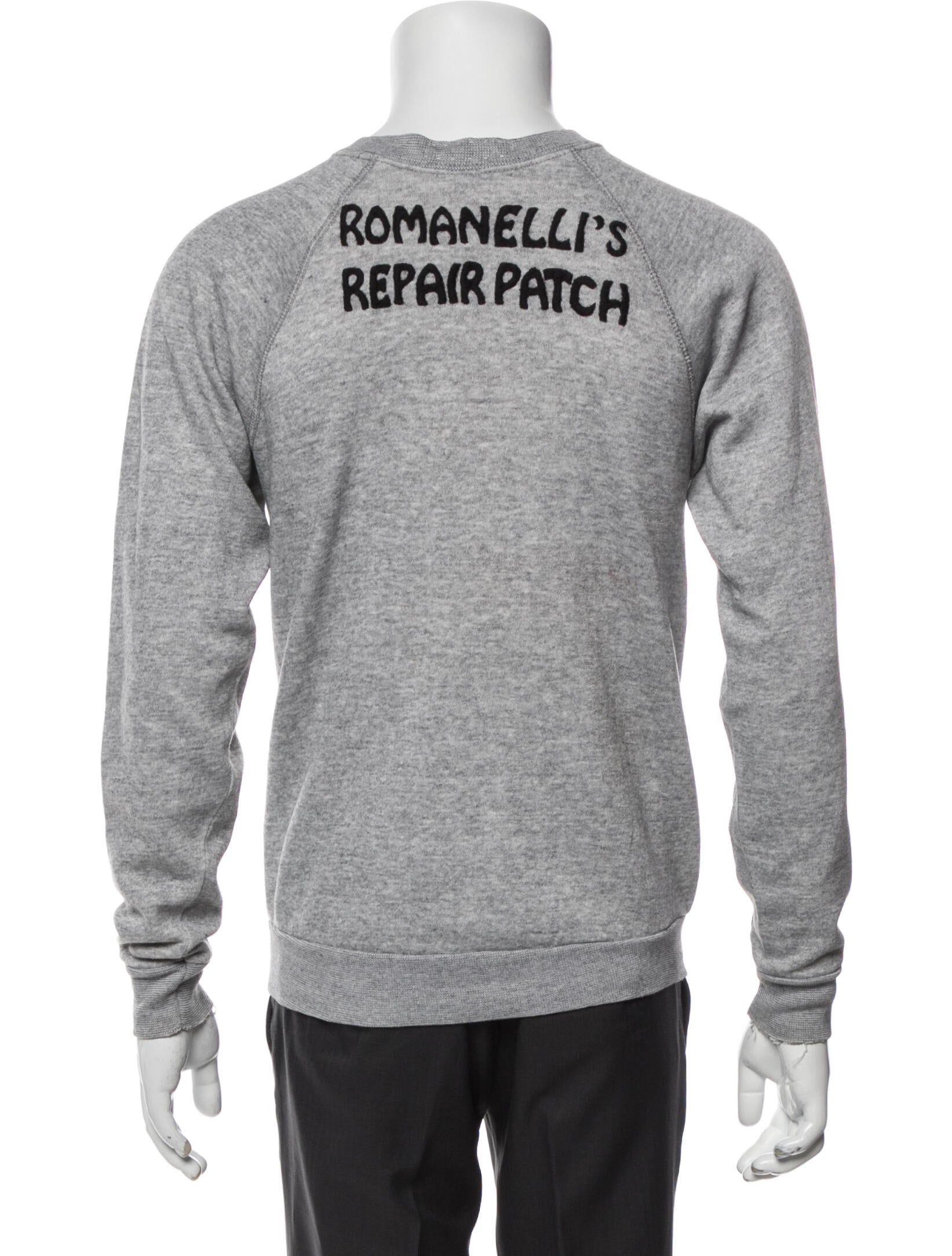 Drx Romanelli Graphic Print Crew Neck Pullover
