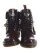 Dr. Martens x Marc Jacobs Leather Chain-Link Accents Combat Boots