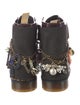 Dr. Martens x Marc Jacobs Leather Chain-Link Accents Combat Boots