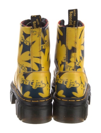 Dr. Martens x Marc Jacobs Leather Floral Print Combat Boots