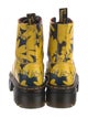 Dr. Martens x Marc Jacobs Leather Floral Print Combat Boots