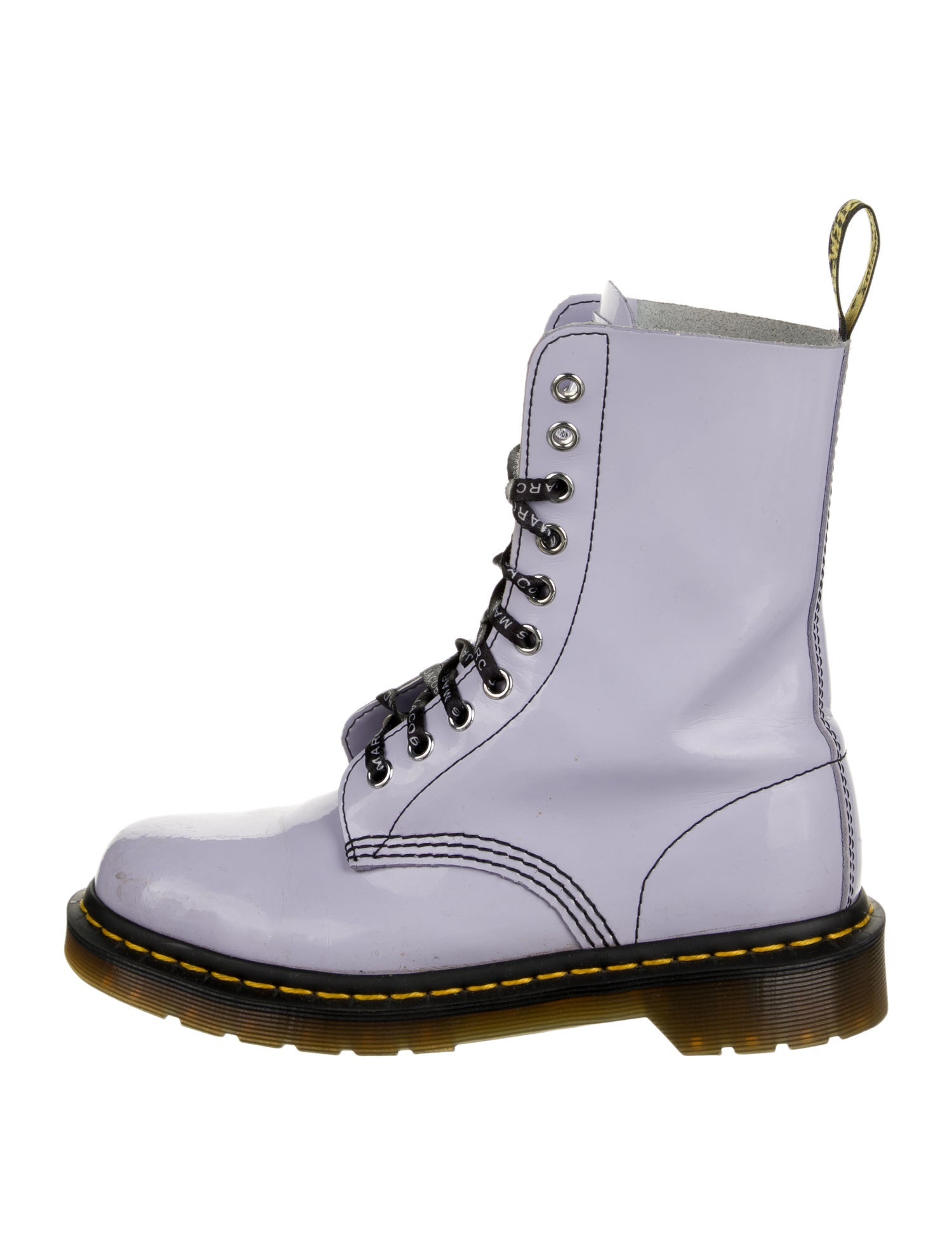 Dr. Martens x Marc Jacobs Patent Leather Combat Boots