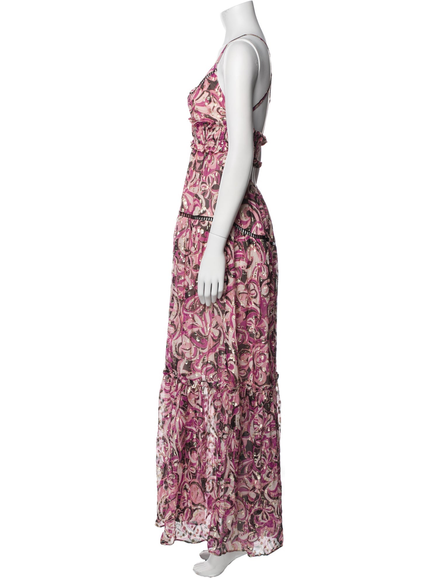 Dundas x Revolve Silk Long Dress w/ Tags