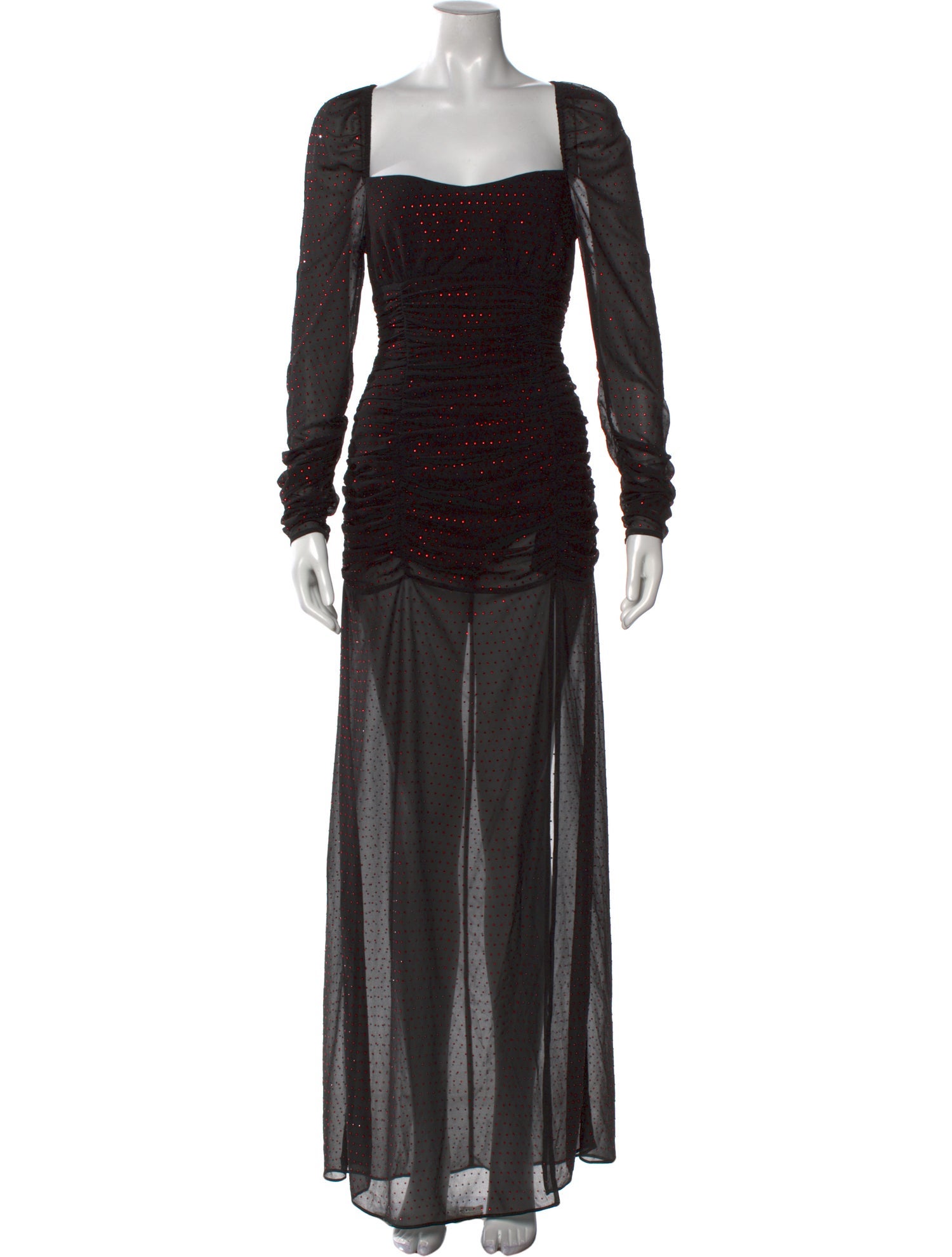 Dundas x Revolve Square Neckline Long Dress