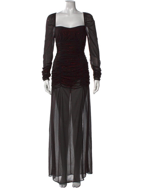 Dundas x Revolve Square Neckline Long Dress